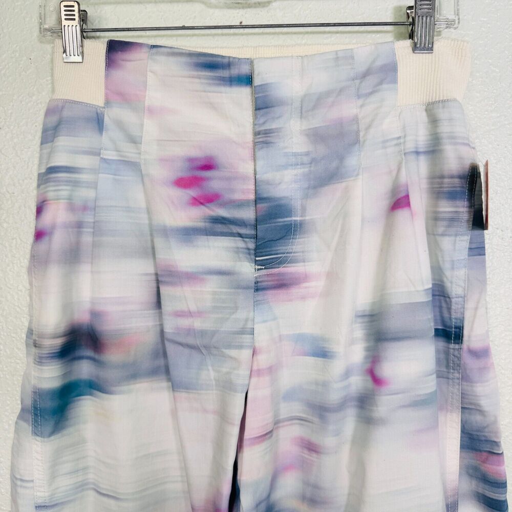 Free People Mesmerize Me Pants Womens Small Marble Cargo Boho FP Movement NEW - Picture 2 of 12